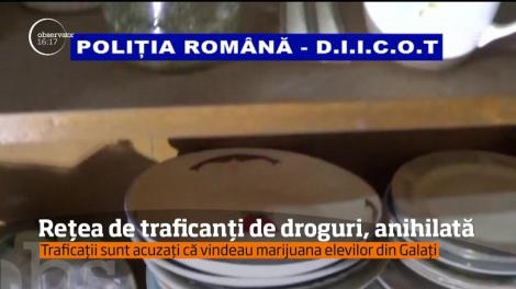 O reţea de traficanţi de droguri a fost anihilată de DIICOT Galaţi