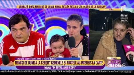 Bunica Dorina: "Fiica mea şi-a părăsit copiii, nu i-am luat eu"