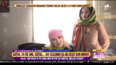 Clejanii şi-au ieşit din minţi! Iulia, o mămică de 25 de ani, şi-a găsit liniştea în braţele unui bărbat de 54 de ani! I-ar putea fi tată!