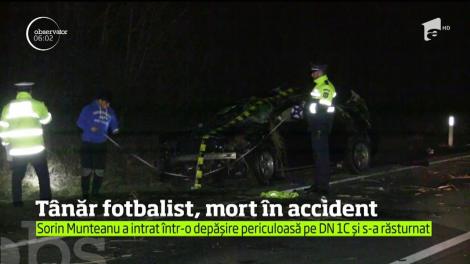 Tragedie aseară pe DN1 C. Un fotbalist de 27 de ani a murit pe loc