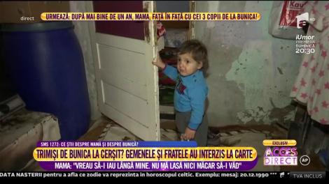 Trimişi de bunică la cerşit! Trei copii au interzis la carte: În loc să meargă la școală, sunt siliți să aducă bani acasă