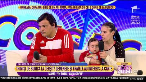 Floarea, mama copiilor trimişi la cerşit de bunică: "În total, am opt copii!"