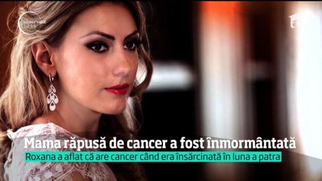 Mama care s-a sacrificat pentru a o aduce pe lume pe fiica ei a fost înmormântată