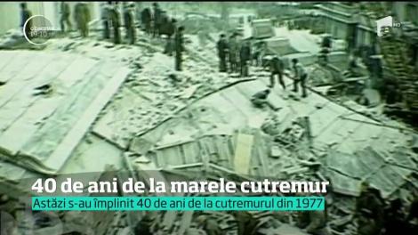 40 de ani de la marele cutremur. 1500 de oameni au murit sub dărâmături