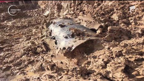 Bombă de 220 de kilograme descoperită de mai mulți muncitori români din Londra