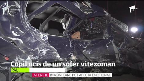 Șocant! Copil de 14 ani spulberat de pe trotuar de un şofer inconştient, care circula cu 140 de km/h!