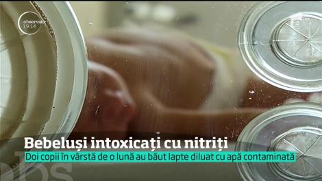 Gemenii de doar o lună intoxicaţi cu nitriţi au fost stabilizaţi