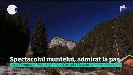 Spectacolul muntelui, admirat la pas