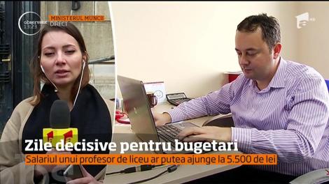 Salariile de până la patru mii de lei s-ar putea dubla