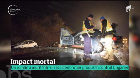 Un român şi-a pierdut viaţa într-un accident rutier violent, pe o autostradă din Ungaria. Ar fi supravieţuit, spun paramedicii, dacă purta centura de siguranţă