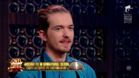 Cătălin Cojocaru, student, își dorește să lucreze cu cei trei jurați "Dacă aș trece mai departe ar fi un vis împlinit"