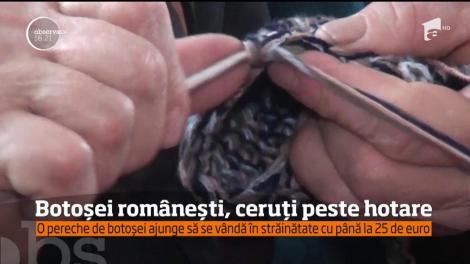 Botoșii românești, ceruți peste hotare. Tanti Elisabeta, la 71 de ani, face botoşei pe bandă rulantă
