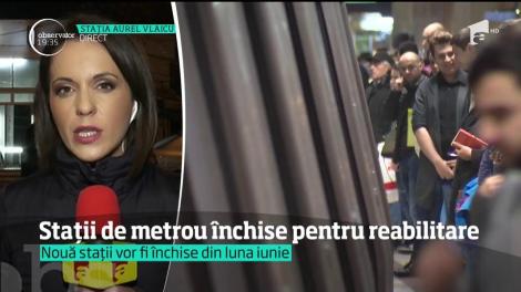 Mai multe staţii de metrou din Bucureşti vor fi închise. Sunt extrem de periculoase în cazul unui incendiu
