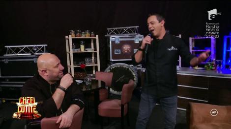 Sorin Bontea cântă "That's Amore", în cadrul concursului de karaoke