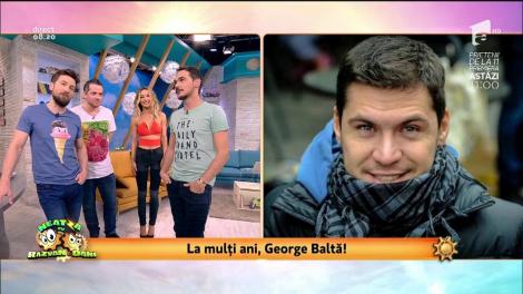 La mulţi ani, George Baltă! Echipa de la Neatza i-a făcut o surpriză de ziua lui!