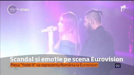 Scandal și emoție pe scena Eurovision. Piesa "Yodel it" va reprezenta România la Eurovision
