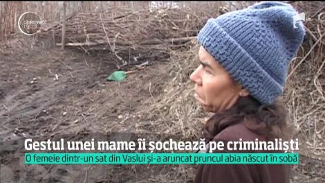 O femeie din Vaslui de 35 de ani şi-a ars în sobă copilul abia născut