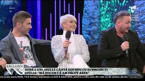După cinci ani, Giulia cântă din nou cu Dj. Project