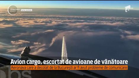 Un avion românesc, escortat de aeronave de vânătoare. Motivul invocat de cei din turnul de control