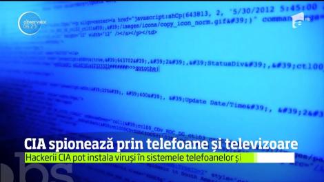 CIA spionează prin telefoane și televizoare