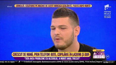 Crescut de mamă, prin telefon! Răzvan Botezatu, copilărie în lacrimi şi dor!