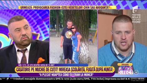 Căsătorie pe muchie de cuţit! Mireasa şcolăriţă, fugită după nuntă!