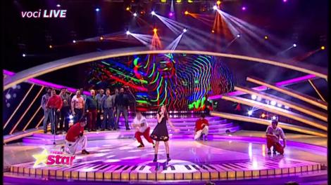 Emily Istrate, din Chișinău, cântă "Hora din Moldova", pe scena Next Star