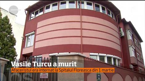 Vasile Turcu a murit la Spitalul de Urgenţă Floreasca din Capitală