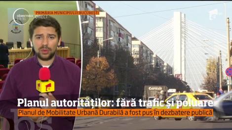 Autoritățile au întocmit un plan legat de trafic și poluare în zona București-Ilfov