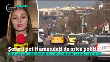 E oficial şi e lege: de azi, şoferii prinşi de radar cu viteză pot fi amendaţi de orice poliţist, nu doar de cel care înregistrează ilegalitatea