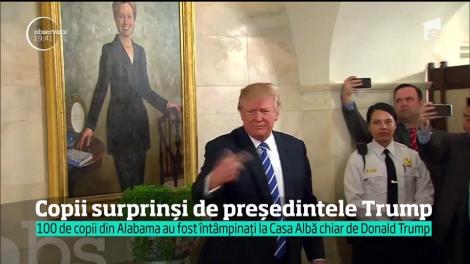 Primii vizitatori la Casa Albă din era Donald Trump au avut parte de surpriza vieţii lor