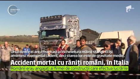 Trei români au fost răniţi, după ce un pod s-a prăbuşit pe o autostradă din Italia