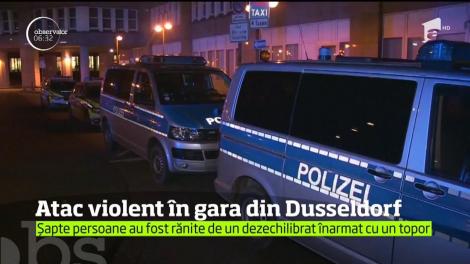 Un individ înarmat cu un topor a rănit şapte persoane în gara oraşului german Dusseldorf
