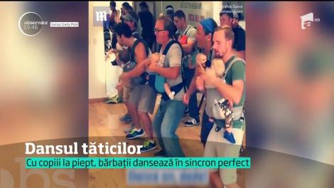 Dansul tăticilor, sincron perfect