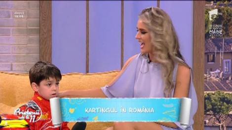 Cei mai buni tineri piloţi de karting din România, în platoul de la "Prietenii de la 11"