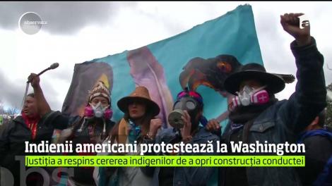 Indienii americani protestează la Washington