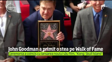 John Goodman a primit o stea pe Walk of Fame