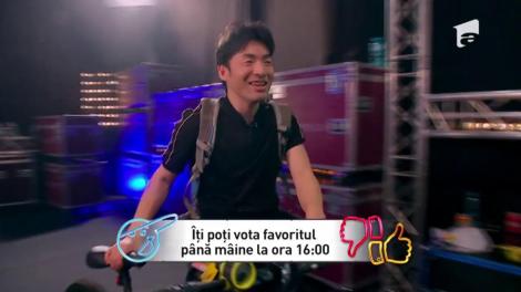 Keiichi Iwasaki, din Japonia, primește trei like-uri din partea juriului iUmor