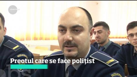 Un preot, care a slujit șapte ani într-o biserică din Mehedinți, va deveni polițist