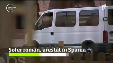 Șofer român, arestat în Spania