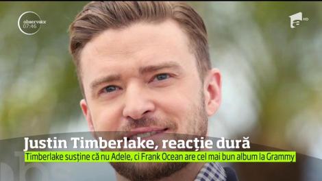 Justin Timberlake susține că nu Adele, ci Frank Ocean are cel mai bun album la Grammy