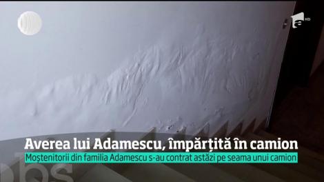 Moștenitorii din familia Adamescu s-au contrat pe seama unui camion plin mobilier de valoare, tablouri şi obiecte de artă