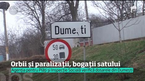 În satul Dumești, din Vaslui, 50 de oameni au în acte handicap grav