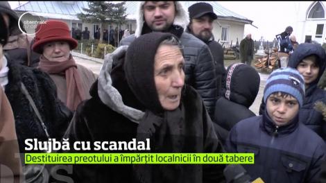 Slujbă cu scandal la biserica din Dochia, judeţul Neamţ