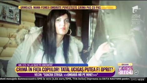 Denisa, o tânără mamă, a fost omorâtă de iubitul ei, chiar în faţa celor doi copii ai lor