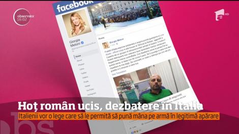 Uciderea unui român, de 33 de ani, subiect de dezbatere în Italia