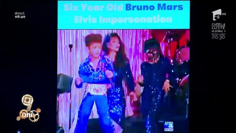 Smiley News: Cum arăta Bruno Mars la vârsta de șase ani