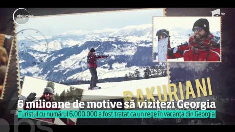 Georgia a sărbătorit turistul cu numărul 6 milioane şi a transformat evenimentul într-un adevărat spectacol
