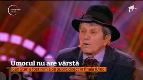 Ioan Stan, cel mai în vârstă concurent de la iUmor, a ajuns direct în finală
