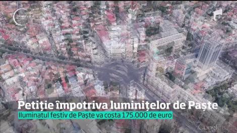 Iluminatul festiv va costa 175 de mii de euro